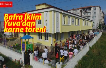 Bafra İklim Yuva’dan karne töreni