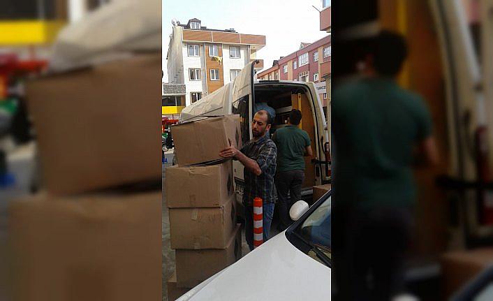 Bartın'da iş yeri deposundan hırsızlık