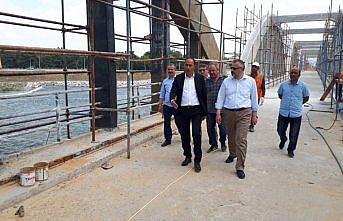 Başkan Kılıç, Çetinkaya Köprüsü çalışmalarını inceledi