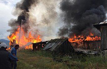 Bolu'da ev yangını