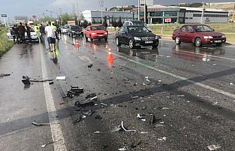 Çorum'da zincirleme trafik kazası: 7 yaralı