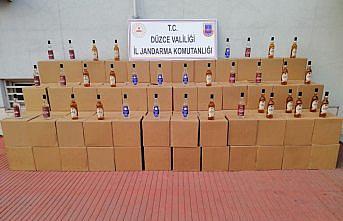 Düzce'de kaçak içki operasyonu