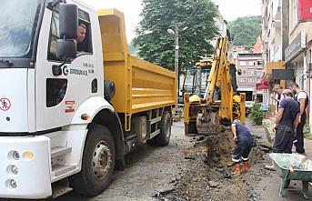 Giresun'daki sağanak
