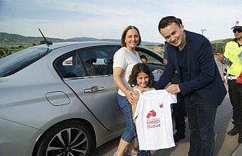 Gümüşhacıköy'de “kırmızı düdük” uygulaması