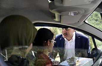 Gümüşhane'de trafik denetimleri sürüyor