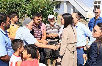 Karaaslan'dan sel yaşanan Terme'de inceleme