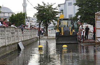 Kastamonu'da dolu ve sağanak etkili oldu
