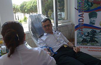 Komandolar kan bağışında bulundu