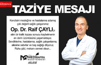 MEDİBAFRA'DAN TAZİYE MESAJI