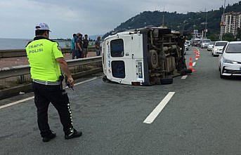 Rize'de trafik kazası: 11 yaralı