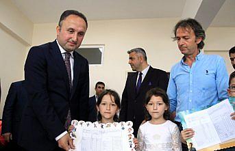 Samsun'un ikiz ve üçüzlerinin karne sevinci