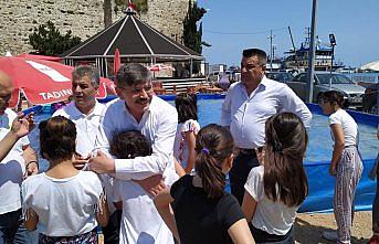 Sinop emniyetinden çocuklara lunapark sürprizi