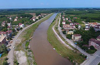 Terme'de yürüyüş yolu çalışmaları başladı