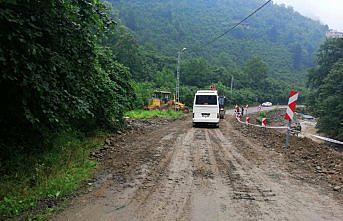 Trabzon'daki sağanak