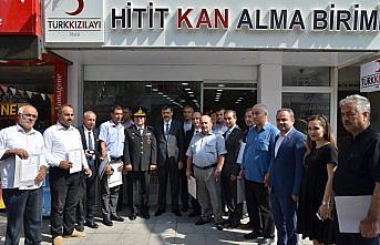 Türk Kızılayının gönüllü bağışçıları ödüllendirildi