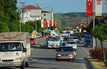Vinçli kamyonet sünnet arabası oldu
