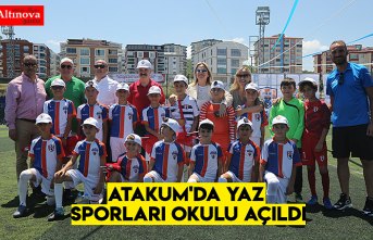 Atakum'da yaz sporları okulu açıldı