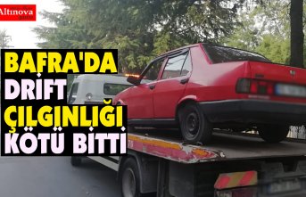 BAFRA'DA DRİFT ÇILGINLIĞI KÖTÜ BİTTİ