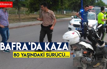 BAFRA'DA KAZA: 1 YARALI