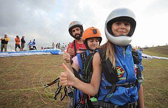Bafra semalarında tridem uçuşu