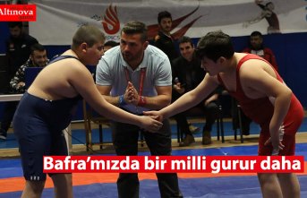 Bafra’mızda bir milli gurur daha