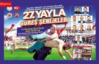 Bengü 27.Güreş Şenliklerine Davet