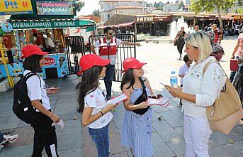 Eyüpsultan Meydanı'nda 150 ünite kan toplandı