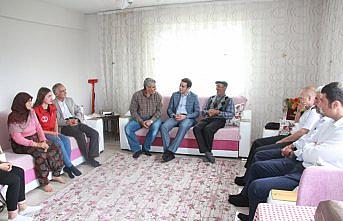 Kaymakam Altuntaş'tan şehit ailelerine ziyaret