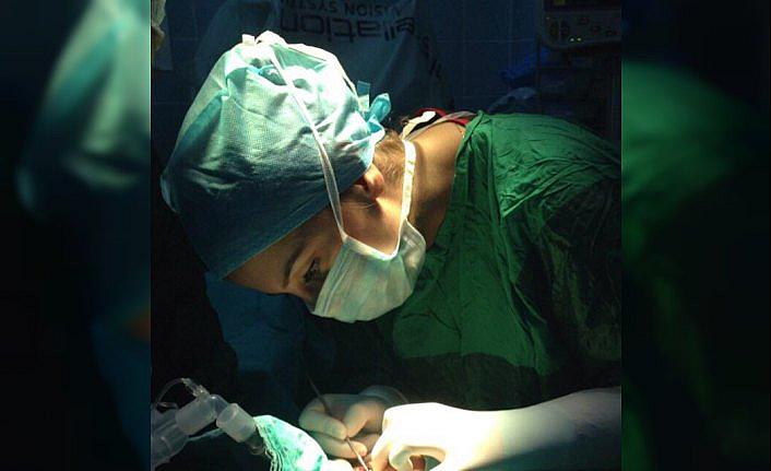 Ordu'da prematüre bebeğe ROP operasyonu yapılarak görme kaybı engellendi