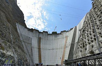 Türkiye'nin en büyük barajında yüzde 68'lik fiziki gerçekleşme