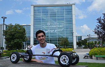 Üniversite öğrencisi kendi elektrikli kaykayını üretti