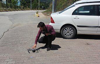 Yığılca'da havadan trafik denetimi