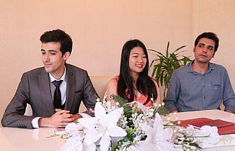 6 bin kilometre uzaktan Bolu'ya gelin geldi