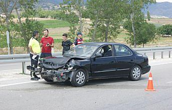 Amasya'da trafik kazası: 3 yaralı