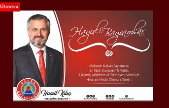 BAFRA BELEDİYE BAŞKANI HAMİT KILIÇ’IN BAYRAMI MESAJI