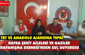 BAFRA ŞEHİT AİLELERİ VE GAZİLER DAYANIŞMA DERNEĞİ'NDEN SUÇ DUYURUSU