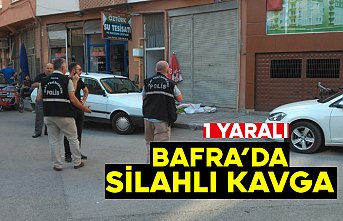BAFRA'DA SİLAHLI SALDIRI