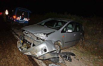 Çocuklarını almaya giden aile kaza yaptı: 2 yaralı