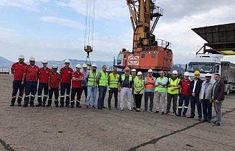 Ereğli Gümrük Kapısı'na ilk kuru yük gemisi geldi