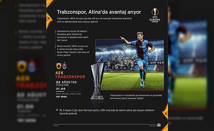 GRAFİKLİ - Trabzonspor, Atina'da avantaj arıyor