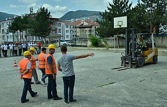 Hanönü'de forklift operatörü kursu