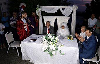 Huzurevinde başlayan aşk düğünle taçlandı