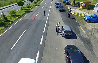 Jandarmadan drone ile denetim