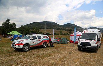 Kanyonda ayağı kırılan kadın için kurtarma çalışması başlatıldı