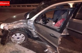 Lengerli Kavşağında Kaza; 9 Kişi Yaralı