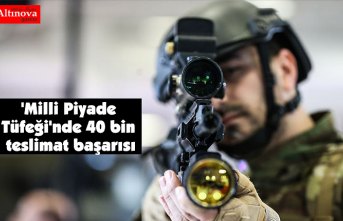'Milli Piyade Tüfeği'nde 40 bin teslimat başarısı