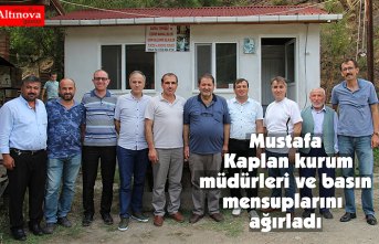 Mustafa Kaplan kurum müdürleri ve basın mensuplarını ağırladı