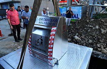 Ortahisar'da çöp konteynerleri yer altına alınıyor