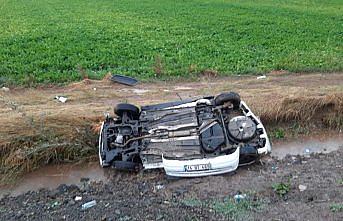 Otomobil şarampole devrildi: 3 yaralı