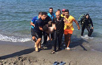 Samsun'da denize giren genç boğuldu